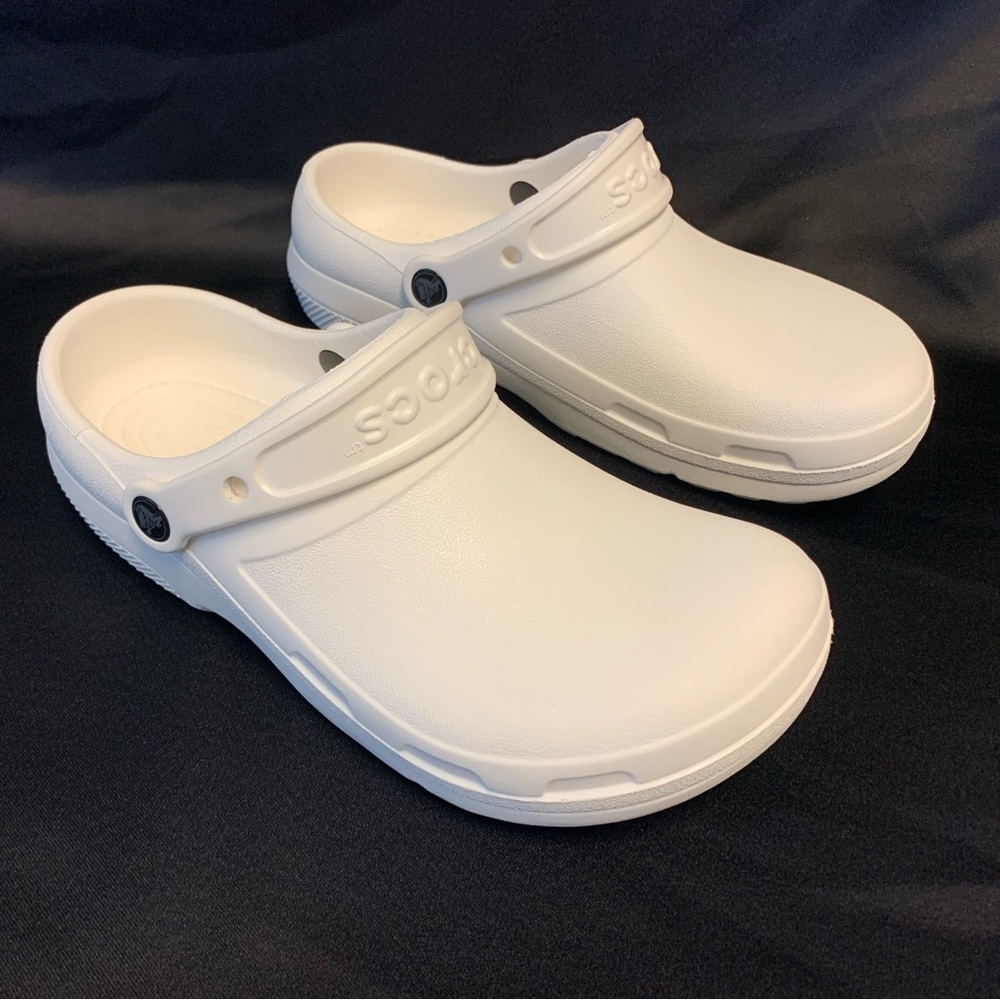 Crocs at Work Specialist II Clog Size 7 9 White